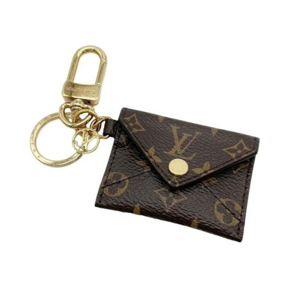 LOUIS VUITTON Brown Monogram Bag Charm